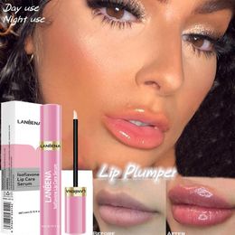 -Lip Gloss Volume istantaneo Labbra Plumper Olio Idratante Riparazione Ridurre la linea sottile Sexy Plump Makeup Enhancer Enhancer