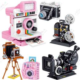 High-Tech Digital Camera Building Blocks Creator Set Model Retro Collecting DIY Brick FY2A SLR Bricks MOC Toys For Children Gift X0503