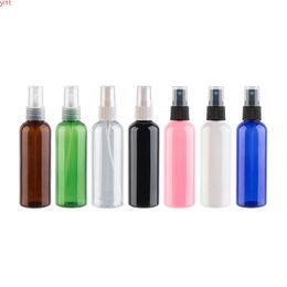 100ml black Spray Empty Bottles For Perfumes,100cc PET Clear Container With Sprayer Pump Fine Mist Bottle Cosmetic Packinggood qty