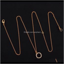 Pendant Necklaces & Pendants Drop Delivery 2021 Fashion High Version Gold Necklace Lady Design Women Party Wedding Jewellery For Bride With Box