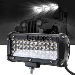 LED Work Light for Tractors Bar Offroad Boat Car Truck ATV SUV 4x4 6000K Spotlight LED Light 7" 144W 10800LM Super Bright