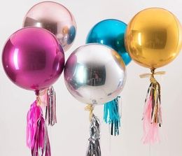 4D Foil Balloon 22inch Round Aluminium Foil Balloons Metal Balloon Wedding Decoration Birthday Party Baby Shower1