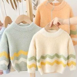 2021 Autumn winter Baby Children Clothing Boys Girls Knitted pullover toddler Sweater Kids Spring Wear 2 3 4 6 8 10 years Y1024