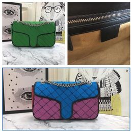 luxury fashion brand designer Marmont classic wallet genuine leather handbag ladies high-quality hand-grip soft leather shoulder bag