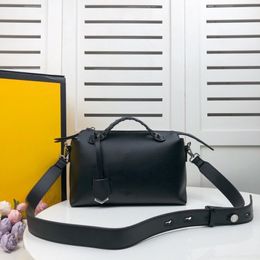 Women's Jumbo Large Classic Double Cover Bag 28cm Belt SN Black Calfskin Leather Quilted Chain Shoulder Messenger Bag Wallet Top Quality handbag