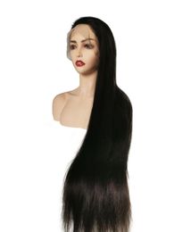 Wholesale Pre Plucked 13X4 Lace Front Wig Virgin Brazilian Human Hair Transparent Lace Frontal Wigs 130% 150% 180% Density