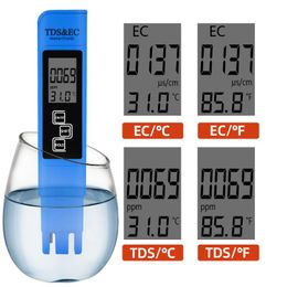 Metres 3 In 1 TDS&EC Temp Metre Tester Conductivity Detector Water Quality Monitor Pool Purity Measurement Tool For Drink