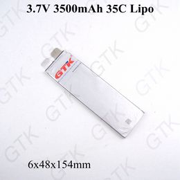 3pcs 6048154 lipo battery 3.7v 3500mah lipo 35c discharge 3300mah For RC 3s 11.1v DIY helicopter power tools