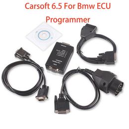 ecu cars Canada - Diagnostic Tools Professional Carsoft 6.5 For E30 E36 E46 E34 E39 E53 E32 OBD2 Auto Car Tool ECU Programmer With 232