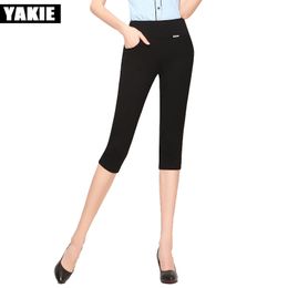 Summer Women Office Work skinny Pencil Pants White Black Green red Ladies Business Wear Trousers Female Fomal Pants 210519