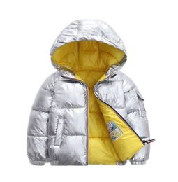 Boys Down coat Winter Children Casual Thick Coats Hoodies For Baby Infant Warm Outerwear Toddler Jacket Clothes Girls Kids Tops