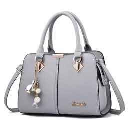 HBP Totes handväskor plånböcker högkvalitativa mjuka läder damer corssbody handväska handväska för kvinnor axelväska grå färg