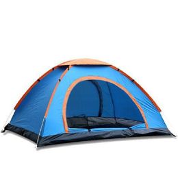 2021 light 2 person pop up tent cheap price for outdoor camping tourism automatic tent everyting for camping no-see-um mesh