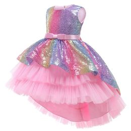 Girls Dresses 1st Birthday Dress For Baby Girl Clothes Kids Flower Mesh Princess Skirt Fluffy Children dresses