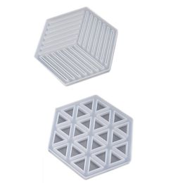 Mats & Pads Concrete Silicone Mould Diamond Stripe Shaped Design Diy Epoxy Resin Gypsum Crafts Cement Tray Mould