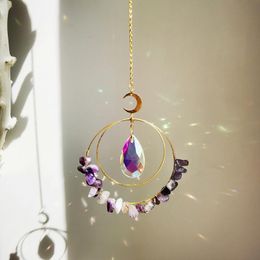 Decorative Objects & Figurines Sun Catcher Crystal Prism Wall Hanging Boho Décor Christmas Gifts Car Pendent Accessories Ornaments Window Ga