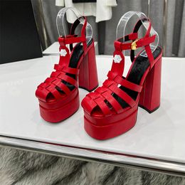 Ultime Meidusa Women Sandals Designer Platform Tacchi alti Tacco Heel Height Height 15cm Dimensione 35-42 Modello HF02