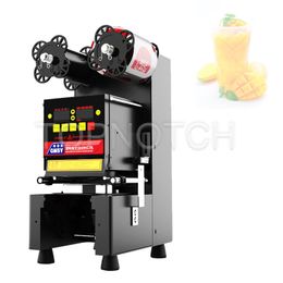 Commercial Bubble Tea Coffee Cup Sealing Machine Electric Sealer Stainless Steel
