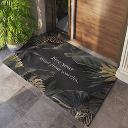 Carpets Entrance Door Mat Modern Home Decoration Welcome Mats For Front Floor In The Room Kitchen Protective Rugs