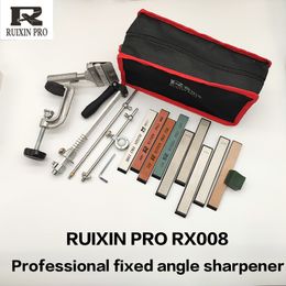 RUIXIN Pro Rx008 Aluminium alloy Fixed Knife ener ening Stone Diamond Bars Whetstone DiamondStone Knibes Kitchen Tools 220311