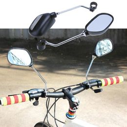 A Pair Rear Mirror Bike Bicycle Rearview Handlebar Mirrors 360 Degree Rotate Cycling Rear View MTB Bike Safety Rear View Mirrors 718 Z2