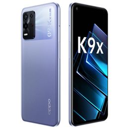 Original Oppo K9x 5G Mobile Phone 6GB RAM 128GB ROM Octa Core MTK Dimensity 810 Android 6.49 inches 90Hz LCD Full Screen 64.0MP OTG 5000mAh Fingerprint ID Smart Cell Phone