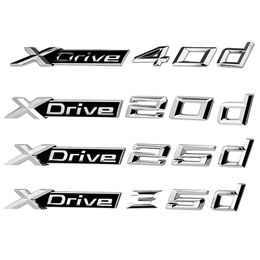 Styling 3D Car Sticker ABS Xdrive 20d 25d 28d 30d 35d 40d 45d 48d 55d Side Badge Emblem Stickers Emblem Badges for BMW X2 X3 X4 X5