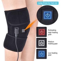 Knee Joint Physiotherapy Massager Auto Heating Knee Brace Support Pads Adjustable Tourmaline Self Heating Magnetic Knee Brace