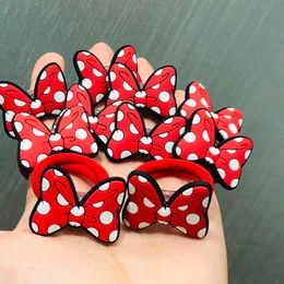 10Pcs/set Cute Bow-knot Accessories Children Rubber Scrunchies Elastic Hair Bands Girls Headband Decorations Ties