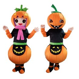 Mascot Costumes Halloween Pumpkin Mascot Costume Suits Mascot Costume Vegetable Pumpkins Cosplay Party Game Dress Adult Size