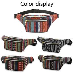 Fanny Pack Outdoor Sports Style Fashion Satchel Makeup Bag Travel Multiple Functions Hip Bum Chest Pouch with Adjustable Belt Strap 5 Colors GYL123
