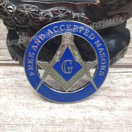 Masonic Auto Car Badge Emblem mason freemason BCM26 FREE AND ACCEPTED MASONS exquisite paint technique personality decoraction