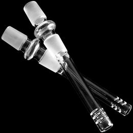 2022 new Glass Hookah Downstem Pipe Male 14mm Thick Diffuser Down Stem for Pipes and Water Bongs Dab Rigs