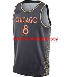 Zach Lavine Swingman Jersey BLACK Stitched Men Women Youth Basketball Jerseys Size XS-6XL