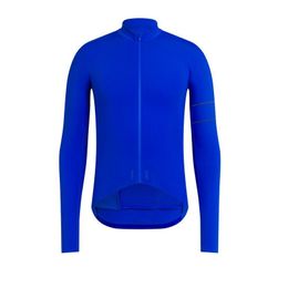 Mens Rapha Pro Team Cycling Long Sleeve Jersey MTB bike Tops Outdoor Sportswear Breathable Quick dry Road Bicycle Shirt Racing clothing Y21041603