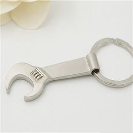 10Pieces/Lot cs Mini Tools Wrench Keychain Metal Car Key Ring High Quality Simulation Spanner Key Chain keyring Keyfob Jewellery Gift