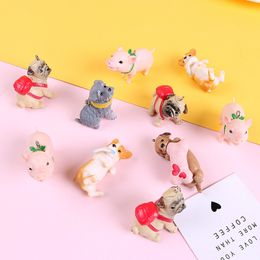 Korea Dog Pig Mynah Resin Charms Cute DIY Findings New Handmade Creative Animal Keychain Earrings Pendants Jewelry