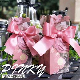 New Wedding Favors Paper Bags Sweet Candy Packaging Boxes for Baby Shower Boy Gilr Birthday Gift Box Party Decoration Supplies Y220106