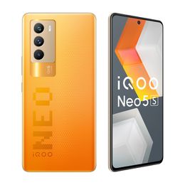 Original Vivo IQOO Neo 5S 5G Mobile Phone 12GB RAM 256GB ROM Octa Core Snapdragon 888 48MP AI NFC Android 6.62" AMOLED Full Screen Fingerprint ID Face Wake Smart Cellphone