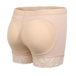 Padded Bum Enhancer Shaper BuLifter Booty Shorts S M L XL 2XL 3XL Black Beige Women's