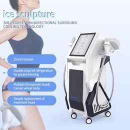 fat cellulite reduction body slimming cryotherapy beauty machine with 6 heads Freezing shaping Equipment
