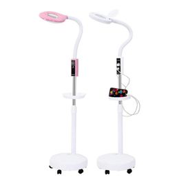 Floor Lamps 16X Diopter LED Magnifying Stand Lamp Cold Ligth Magnifier Glass Len Facial Light For Beauty Salon Nail Tattoo