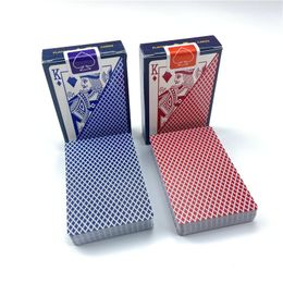 2pcs/Lot Plastic Playing Cards Waterproof Poker Cards Texas Holdem Narrow Brand PVC Pokers Board Games 2.28*3.46 Inch