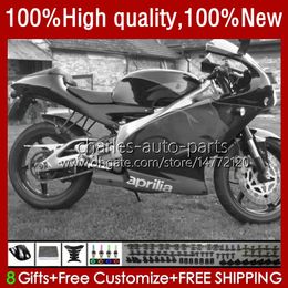 Motorcycle Body For Aprilia RS-250 RS RSV 250 RS250 RR R RS250R 95 96 97 24No.144 Grey Black RSV-250 RSV250R RSV250 1995-1997 RSV250RR RS250RR 1995 1996 1997 Fairing