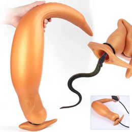 NXY Anal toys New Huge Inflatable Plugs Prostate Massage Butt Plug vagina Masturbator Expandable G spot Sex Toys for Woman Men 1125