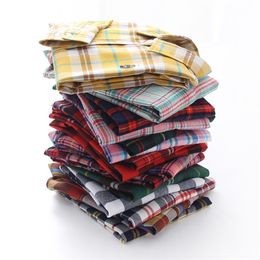 Autumn Plaid Women Blouses And Shirt Casual Lapel Long Sleeve Soft Shirt Loose Cotton Ladies Checked Tops Outwear Oversized 210412