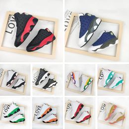 13s Little Chilredn Baby Playground True Red Toddlers bred Flint Small Kids Newborn Basketball Shoes Infant 13 big boy Girl Aurora Green Sneaker