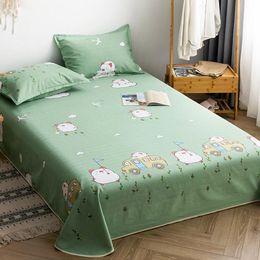 Sheets & Sets INSFENG Thicken Encrypted Three-piece Cotton Bed Sheet That Is Not Easy To Wrinkle, Old Coarse Cloth 1.5 M Sleeping