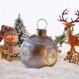 60cm Christmas Inflatables Decorative Outdoor PVC Inflatable Ball Giant Tree Decos Holiday Decoration 211019