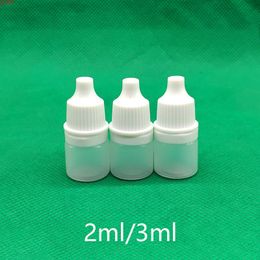 2ml 3ml Empty Plastic Drip Bottle Makeup Water Dropping Container Cosmetic Essential Oil Small Packaging Free Shippinggood qty